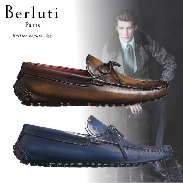 BERLUTI ベルルッティ靴 スーパーコピー エンゾ ルナール レザー ローファー 9052408